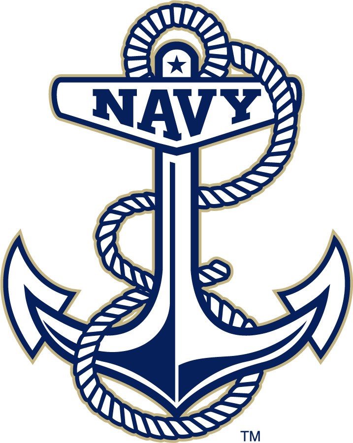 Navy Midshipmen 2016-Pres Secondary Logo diy iron on heat transfer